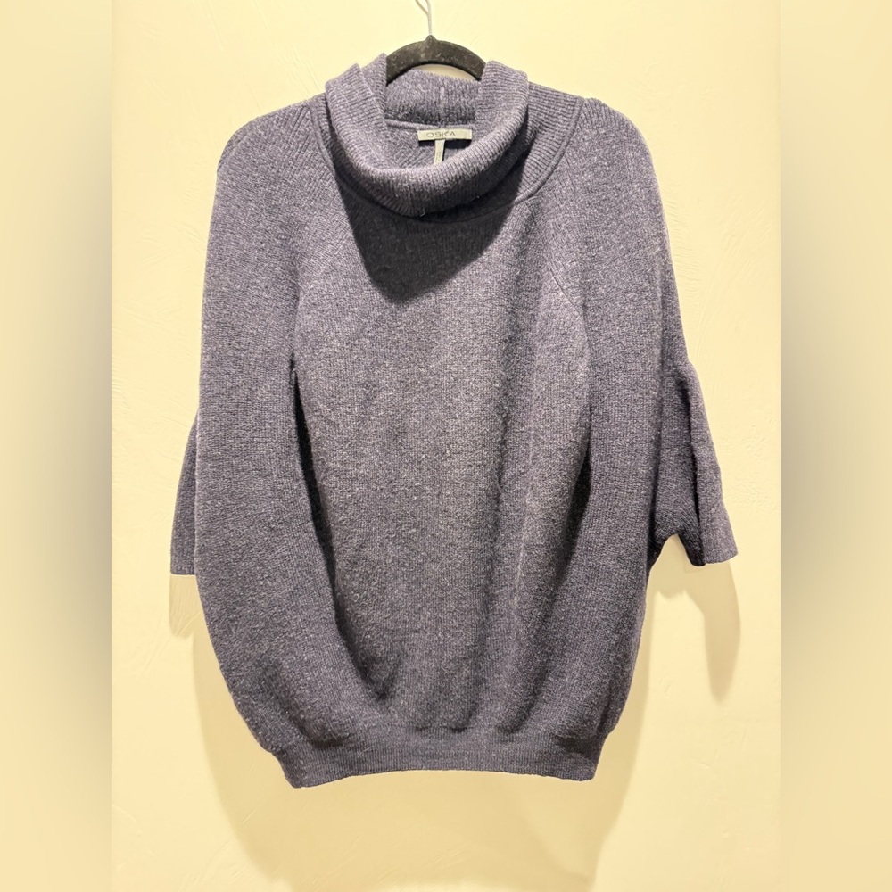Oska 100% Wool Cozy Blue Women's Sweater